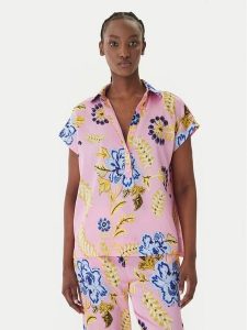 LOLA CASADEMUNT Bluza LS2615063 Różowy Regular Fit. Czerwone bluzy LOLA CASADEMUNT, xs, bez wzorów, z syntetyku, bez kaptura. Za 375,99 zł.