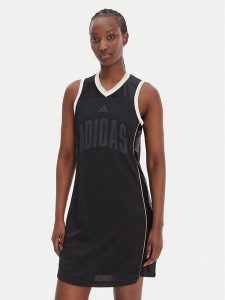 Adidas Sukienka codzienna Stadium JY6973 Czarny Slim Fit. Czarne kombinezony ADIDAS, m, bez wzorów, z syntetyku, bez kołnierzyka, bez ramiączek. Za 209,99 zł.