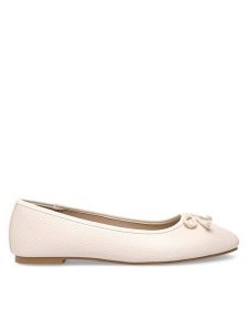 Jenny Fairy Baleriny ELPIDA JGD22-427 Beżowy. Brązowe balerinki Jenny Fairy, bez wzorów, z syntetyku, bez obcasa, bez zapięcia. Za 59,99 zł.