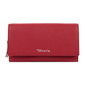 Tamaris Portmonetka TAS Amanda Portfele 1 ct Czerwony Damski. Czerwone portfele Tamaris, z aplikacjami, z materiału. Za 287,99 zł.