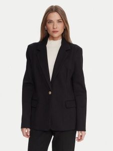 Guess Marynarka W5BN66 KCMU2 Czarny Regular Fit. Czarne marynarki i żakiety Guess, s, z aplikacjami, z wiskozy. Za 489,99 zł.