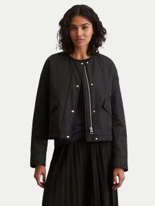 Marc O'Polo Kurtka przejściowa 506 1270 70055 Czarny Regular Fit. Czarne kurtki Marc O'Polo, bez wzorów, z syntetyku, bez kaptura. Za 489,99 zł.