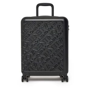 Walizka kabinowa Valentino. Czarne walizki Valentino, bez wzorów. Za 589,99 zł.