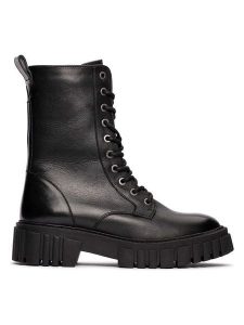 Clarks Skórzane botki "Page" w kolorze czarnym rozmiar: 39,5. Czarne botki Clarks, bez wzorów, bez obcasa, bez zapięcia. Za 307,46 zł.