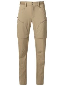 Bergans Spodnie funkcyjne - Regular fit - w kolorze beżowym rozmiar: 46. Brązowe spodnie dresowe Bergans, bez wzorów, z materiału, z podwyższonym stanem, outdoorowe. Za 259,13 zł.
