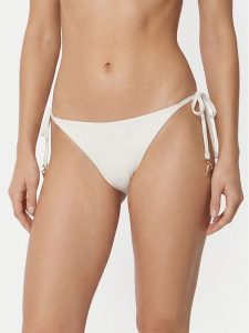 Guess Dół od bikini E6GO01 KF412 Biały. Białe bikini Guess, z aplikacjami, z syntetyku. Za 219,99 zł.