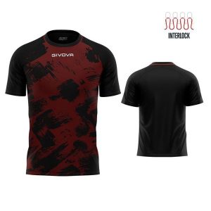 Koszulka Givova Art Sports Interlock M. Brązowe bluzki Givova, m, bez wzorów, z poliesteru, sportowe, bez kołnierzyka, bez ramiączek. Za 166,99 zł.
