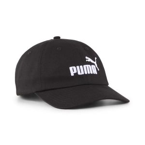 Młodzieżowa czapka z daszkiem z logo No. 1 ESS PUMA Black. Czarna czapki Puma, bez wzorów, klasyczne. Za 36,99 zł.