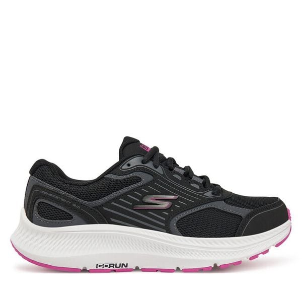 Buty do biegania Skechers. Czarne buty sportowe Skechers, bez wzorów, bez zapięcia, do biegania. Za 259,99 zł.