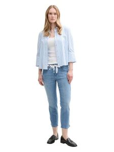 Tom Tailor Dżinsy - Slim fit - w kolorze niebieskim rozmiar: W29/L26. Niebieskie jeansy Tom Tailor, bez wzorów, z tkaniny, z podwyższonym stanem. Za 100,99 zł.