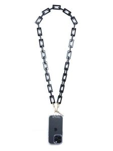 SmartCase Łańcuszek w kolorze czarnym do smartfona - dł. 120 cm rozmiar: onesize. Czarne łańcuszki SmartCase, sztuczne. Za 39,99 zł.