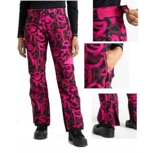 Spodnie narciarskie dla kobiet Dare2B DWW556R. Czerwone spodnie sportowe Dare 2b, na zimę, l, bez wzorów, z poliesteru, narciarskie. Za 469,70 zł.