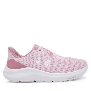 Buty do biegania Under Armour. Czerwone buty sportowe Under Armour, bez wzorów, bez zapięcia, do biegania. Za 169,99 zł.