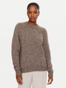 Marella Sweter Sapri 2423366155 Beżowy Regular Fit. Brązowe swetry klasyczne Marella, l, z syntetyku, bez kołnierzyka. Za 559,99 zł.