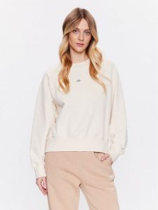 New Balance Bluza WT31500 Écru Oversize. Bluzy New Balance, m, bez wzorów, z bawełny, bez kaptura. Za 259,99 zł.