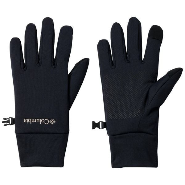 Rękawiczki sportowe dla dorosłych Point Park Fleece Glove. Czarne rękawiczki Columbia, bez wzorów, z elastanu. Za 99,99 zł.