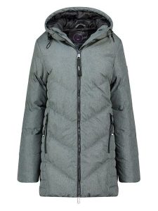 Geographical Norway Kurtka pikowana "Bisous" w kolorze szarym rozmiar: S. Szare kurtki Geographical Norway, s, bez wzorów, bez kaptura. Za 260,43 zł.