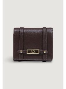 Armani Exchange Portfel XW002613 AF15632 U6032 Beżowy ciemny. Brązowe portfele Armani Exchange, bez wzorów, ze skóry. Za 296,99 zł.