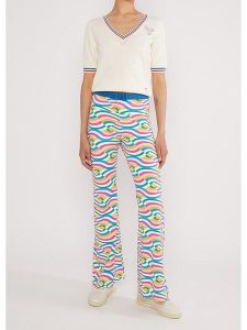 Blutsgeschwister Legginsy sportowe "Dancing Jazzhappy" ze wzorem rozmiar: XL. Legginsy Blutsgeschwister, xl, bez wzorów, z materiału, z podwyższonym stanem, outdoorowe. Za 153,71 zł.