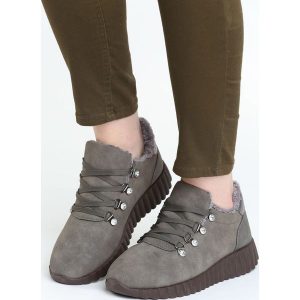 Szare Buty Sportowe Simile. Buty sportowe marki Born2be. Za 39,99 zł.