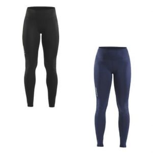 Damskie legginsy sportowe Craft, długie. Czarne legginsy Craft, bez wzorów, z materiału, długie. Za 192,85 zł.