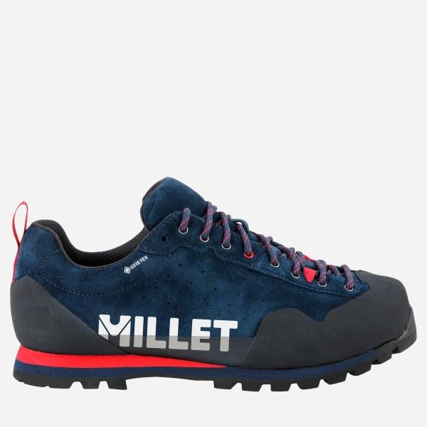 Buty turystyczne MILLET Friction Gore-Tex U Granatowy. Niebieskie buty trekkingowe Millet, z gore-texu, bez zapięcia. Za 720,00 zł.