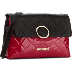 Torebka MONNARI - BAG9991-020 Black With Red. Czarne torebki klasyczne marki Monnari. W wyprzedaży za 119,00 zł.