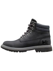Helly Hansen Skórzane botki "Fremont" w kolorze czarnym rozmiar: 41. Czarne botki Helly Hansen, bez wzorów, z materiału, bez obcasa, bez zapięcia. Za 294,28 zł.