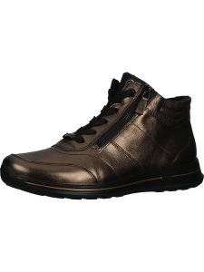 Ara Shoes Skórzane sneakersy w kolorze brązowym rozmiar: 42,5. Brązowe trampki Ara Shoes, bez wzorów, z materiału, za kostkę, bez zapięcia. Za 281,10 zł.