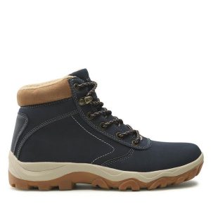 Trapery Sprandi. Niebieskie buty zimowe Sprandi, bez obcasa, bez zapięcia. Za 101,99 zł.