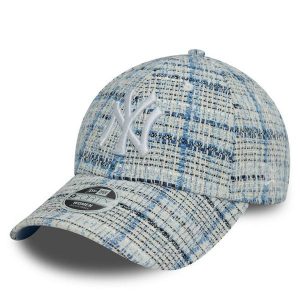 Czapka z daszkiem New Era. Niebieskie czapki New Era, bez wzorów. Za 99,99 zł.