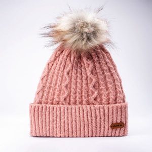 Czapka damska zimowa Iguana Ninoa W - różowa. Czerwone czapki IGUANA, bez wzorów, z elastanu. Za 34,99 zł.