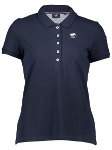 Polo Sylt Koszulka polo w kolorze granatowym rozmiar: L. Niebieskie bluzki Polo Sylt, l, bez wzorów, bez kołnierzyka, bez ramiączek. Za 109,78 zł.