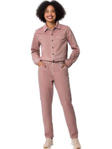 Heine Sztruksowy kombinezon w kolorze jasnoróżowym rozmiar: 44. Różowe kombinezony Heine, bez wzorów, ze sztruksu, bez kołnierzyka, bez ramiączek. Za 126,99 zł.