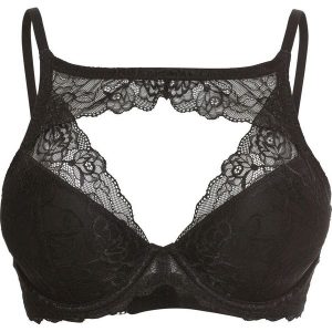 Biustonosz usztywniany bonprix czarny. Biustonosze marki bonprix. Za 69,99 zł.