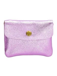 Charm Portfel "Elisa" w kolorze fioletowym - 11 x 1,5 x 7,5 cm rozmiar: onesize. Różowe portfele Charm, bez wzorów, z materiału. Za 34,99 zł.