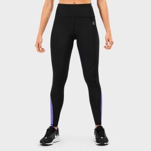 Kobieta Fitness Legginsy sportowe ze średnim stanem S-Power SIROKO Czarny. Czarne legginsy SIROKO, bez wzorów. Za 130,65 zł.