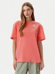 Columbia T-Shirt Rolling Bend™ Graphic 2120031 Różowy Oversize. Czerwone t-shirty Columbia, m, bez wzorów, z bawełny, bez kołnierzyka, bez ramiączek. Za 89,99 zł.