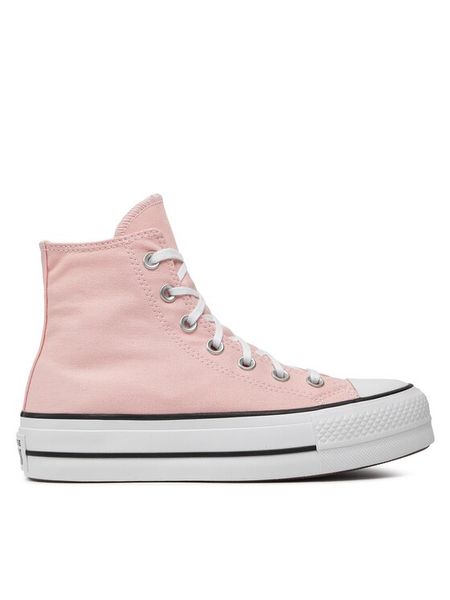 Converse Trampki Chuck Taylor All Star Lift Platform HI A06507C Różowy. Czerwone trampki Converse, bez wzorów, z materiału, bez zapięcia. Za 259,99 zł.