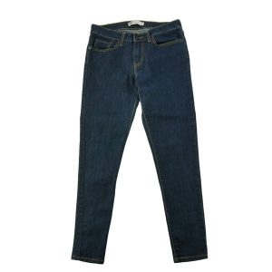 Levi Strauss damskie legginsy jeansowe 535. Niebieskie legginsy Levi's®, bez wzorów, z jeansu. Za 127,76 zł.
