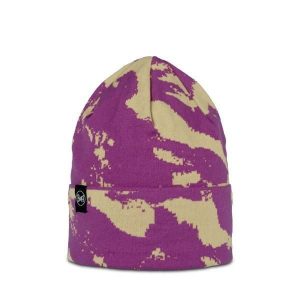 Czapka BUFF KNITTED BEANIE ERLAN ORCHID. Fioletowe czapki Buff, bez wzorów, sportowe. W wyprzedaży za 104,93 zł.