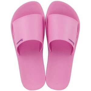 Klapki basenowe damskie Ipanema Anat Classic Slide. Czerwone klapki Ipanema, bez wzorów, z materiału, bez obcasa. Za 58,85 zł.