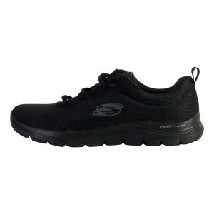 Buty damskie SKECHERS Flex Appeal 4.0 Brilliant View. Czarne buty sportowe Skechers, bez wzorów, bez zapięcia. Za 229,99 zł.
