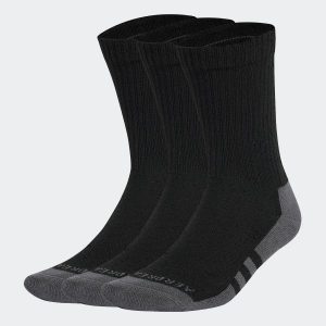 Skarpetki sportowe ADIDAS. Brązowe skarpetki ADIDAS, bez wzorów, z dzianiny. Za 44,99 zł.