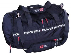 Torba treningowa POWER SYSTEM Dynamic Bag. Czarne torby podróżne i sportowe POWER SYSTEM, bez wzorów, z materiału, na ramię. Za 179,00 zł.
