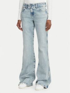 Tommy Jeans Jeansy Sia DW0DW23091 Niebieski jasny Bootcut Fit. Niebieskie jeansy Tommy Jeans, bez wzorów, z bawełny. Za 449,99 zł.