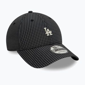 Czapka z daszkiem New Era Seersucker 9Forty Los Angeles Dodgers. Czarne czapki New Era, bez wzorów. Za 129,99 zł.