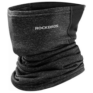 Chusta sportowa wielofunkcyjna dla dorosłych Rockbros LF7759 ocieplana. Czarne apaszki i chusty ROCKBROS, bez wzorów, sportowe. Za 49,90 zł.