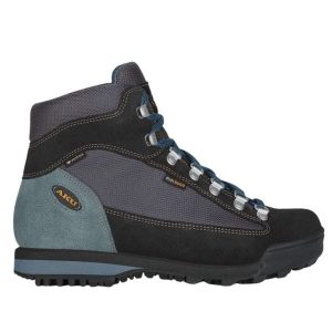 Buty trekkingowe dla dorosłych AKU Ultra Light Original Gore-Tex Vibram. Szare buty trekkingowe Aku, z gore-texu, za kostkę, bez zapięcia. W wyprzedaży za 553,00 zł.