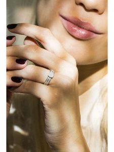 CARATELLI Złoty pierścionek "Toi que j'aime" z diamentami rozmiar: 58. Żółte pierścionki CARATELLI, z diamentem, złote. Za 2 536,99 zł.